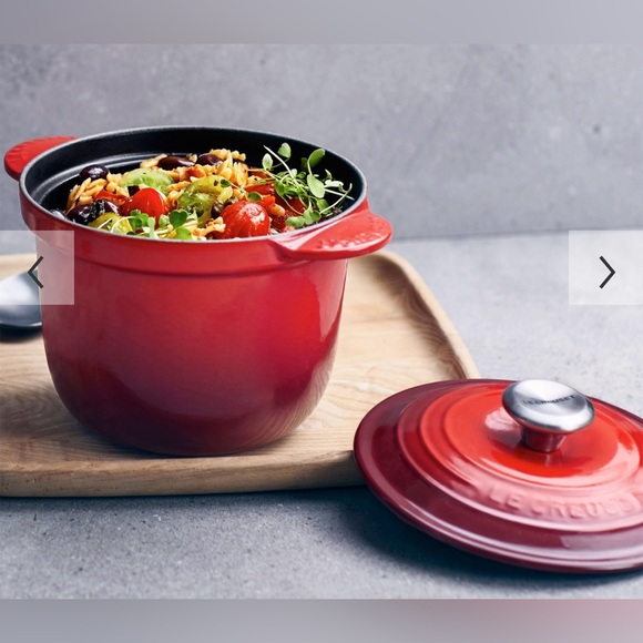 NIB Le Creuset | Rice Pot + Stoneware Inner Lid Cerise - Picture 5 of 11